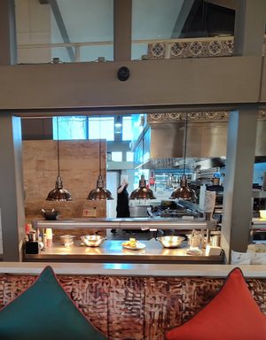 Open plan style dining area at The Oyster Catcher in Rhosneigr