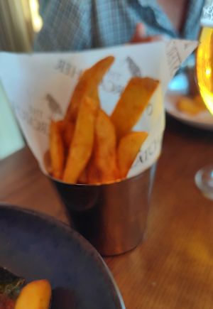 Chunky chips at The Oyster Catcher in Rhosneigr