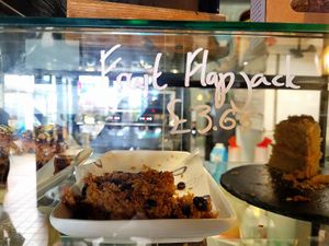 Fruit Flapjack. at Ann's Pantry in Moelfre