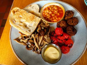 Plant Based Pantry Breakfast. at Ann's Pantry in Moelfre