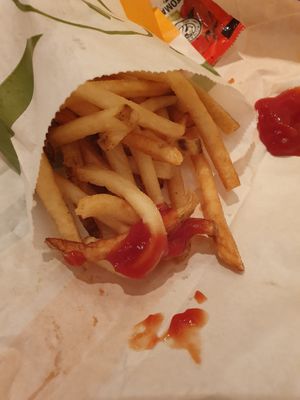 Fries at Plant Power Fast Food in Hollywood