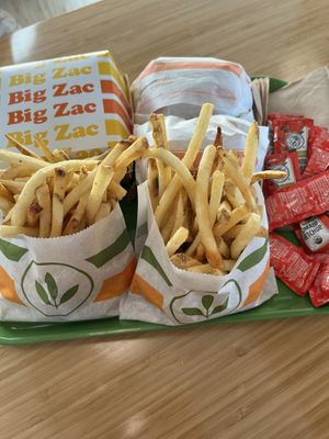 You speak my Language 🍔🍟  at Plant Power Fast Food in Hollywood