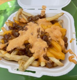 Iconic fries   at Plant Power Fast Food in Hollywood