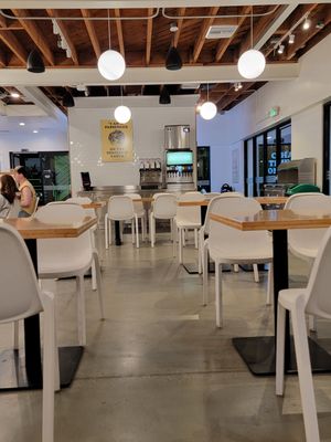 Interior at Plant Power Fast Food in Hollywood