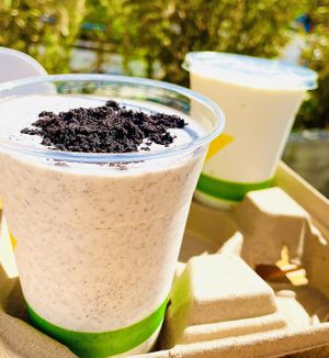 Oreo + vanilla shakes   at Plant Power Fast Food in Hollywood