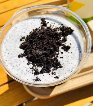 Oreo shake  at Plant Power Fast Food in Hollywood