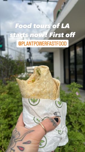   at Plant Power Fast Food in Hollywood