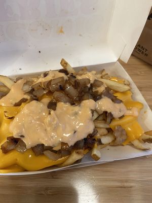 Iconic fries!  at Plant Power Fast Food in Hollywood