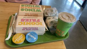   at Plant Power Fast Food in Hollywood