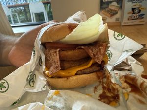 Big Zac   at Plant Power Fast Food in Hollywood