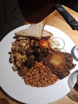 Vegan breakfast at Gastropub Soho in Tampere