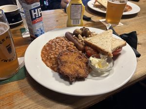 Vegan english breakfast – spot on!  at Gastropub Soho in Tampere