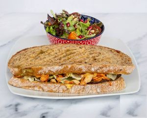 Jackfruit sandwich - The vegan meat replacement  at SOUL Vegan in Twickenham