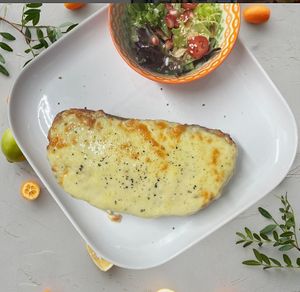 Vegan croque Monsieur at SOUL Vegan in Twickenham