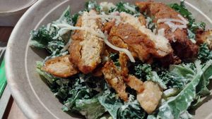 Kale Chik'n Caesar Salad at elephant + vine  in Evanston