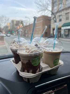 All shakes come with whipped cream and toppings but ordered some without whip...  at elephant + vine  in Evanston