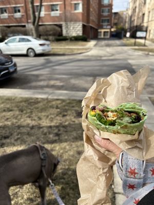 SoCAL Wrap! Sooooo good!  at elephant + vine  in Evanston