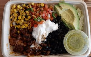 Beyond Steak Burrito Bowl at elephant + vine  in Evanston