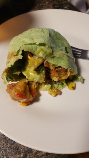 SoCal wrap  at elephant + vine  in Evanston