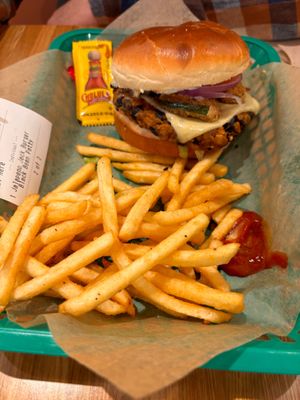 Jalapeño with house made patties at elephant + vine  in Evanston