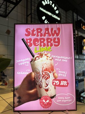 Vegan shake  at Bastard Burgers - Hammarby Sjöstad in Stockholm