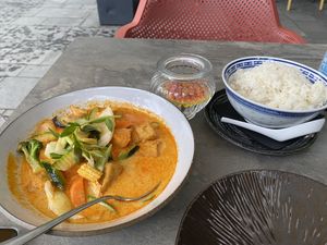 Tofu Curry  at Jaadin in Munich