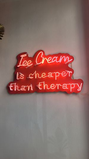 Interior at Eisbrunnen - Vegan Ice Cream in Munich