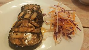 Miso aubergine at Soho in Newcastle Upon Tyne