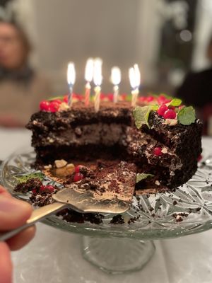 Otroligt god oreotårta at Maria Therese - Ett litet bageri in Vasteras