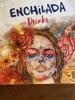 Stilvoll ist zumindest die Karte.  at Enchilada in Hannover