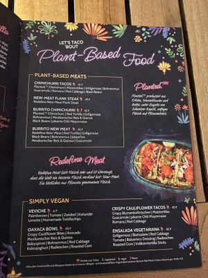 Plant-based options  at Enchilada in Hannover