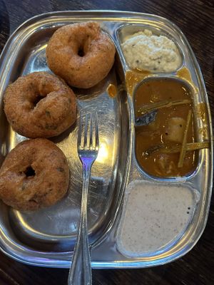 Red lentil donuts  at 1947 in Norwood