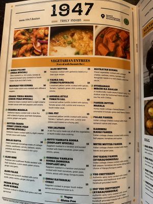 Entrees  at 1947 in Norwood