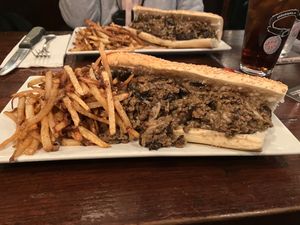 Vegan Cheesteak at Good Dog Bar in Philadelphia