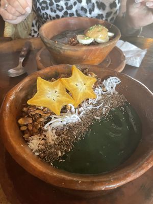 Smoothiebowls  at Malagua in Puerto Escondido