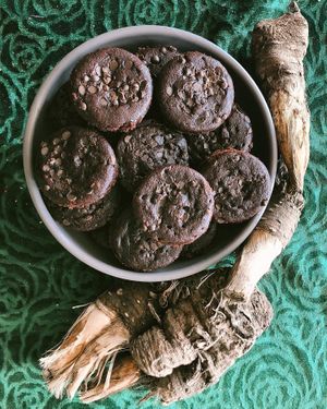 Brownies   at Mandragora Vegan in Mexico City