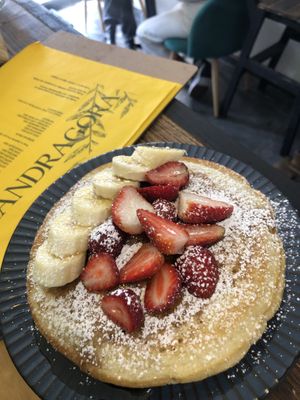 Hot Cakes  #Veganuary at Mandragora Vegan in Mexico City