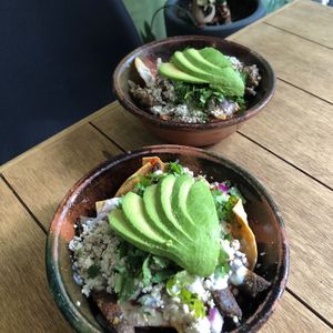 Chilaquiles  #Veganuary at Mandragora Vegan in Mexico City