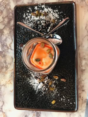 Turkish custard   at Salmoon in Miami