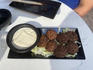 Yes - falafel!! at Salmoon in Miami