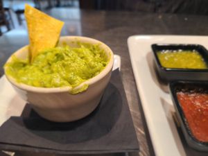 Chips, salsa,  and guacamole at The Hoppy Gnome in Fort Wayne