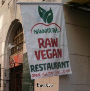 outside sign at The Restaurant of Life in Budapest