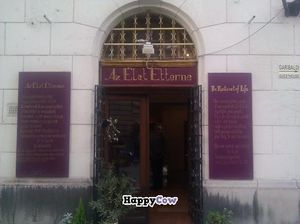 Entrance to Mannatural at The Restaurant of Life in Budapest