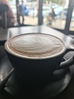 Almond milk at Edge in Geelong