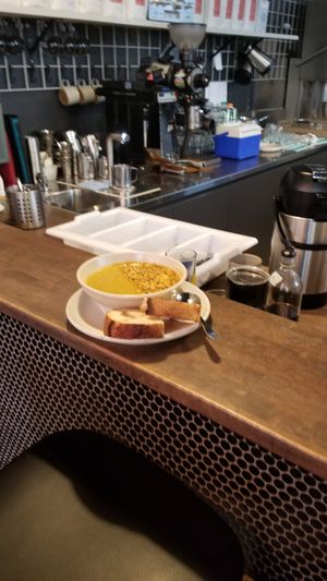 Someone else's soup at Exchange in Adelaide