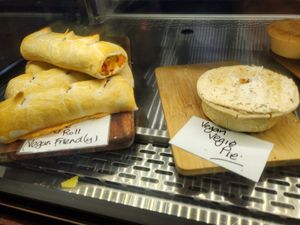 Savory foods at The Corner Boutique Coffee Bar in Gisborne