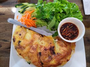 Vegan crepe at Sunflower in Austin