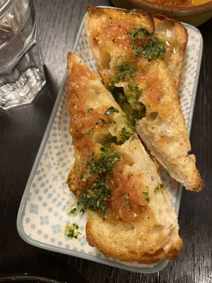 Pan Catalana  at Gussto Tapas Bar in Durham