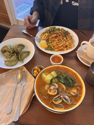 All vegan  at Momo Valley in Beacon