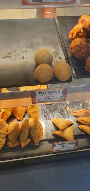 Peas kachori at Lily's Deli - Ancoats in Manchester